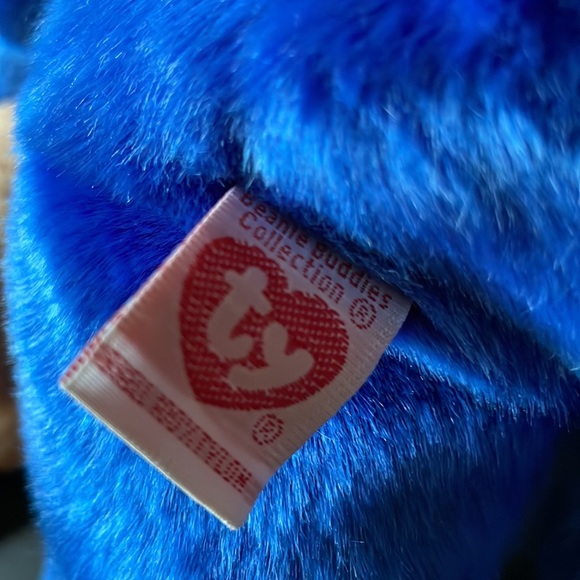 Clubby the beanie buddies collection royal blue ultra  soft excellent condition - Picture 7 of 9